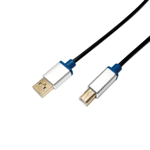 LOGILINK - Premium USB 2.0 Connection Cable, USB-A Male to USB-B Male, 2m