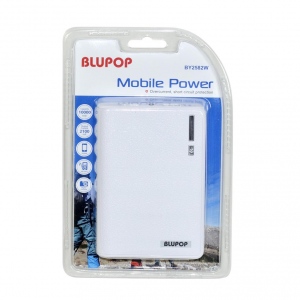 BLUPOP Power Bank 10000mAh, BY2582W alb