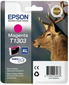 Cerneala Epson T130 magenta BLISTER | Stylus SX525WD/BX305F/BX320FW/BX625FWD