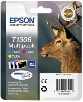 Set Epson T130 MultiPack BLISTER | Stylus SX525WD/BX305F/BX320FW/BX625FWD