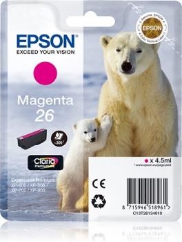 Cerneala Epson T2613 magenta  Claria | 4,5 ml | XP-600/700/800