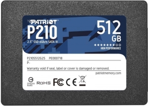 SSD Patriot P210S512G25 512GB SATA 3 2.5 Inch