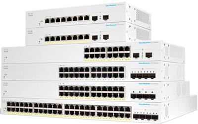 Cisco CBS220-48P-4G-EU network switch Managed L2 Gigabit Ethernet (10/100/1000) Power over Ethernet (PoE) White