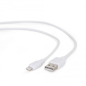 Gembird USB to 8-pin sync and charging cable, white, 3m