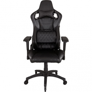 Corsair Gaming Chair T1 RACE, High Back Desk and Office Chair, Black/Black