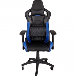 Corsair Gaming Chair T1 RACE, High Back Desk and Office Chair, Black/Blue