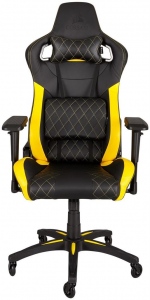 Corsair Gaming Chair T1 RACE, High Back Desk and Office Chair, Black/Yellow