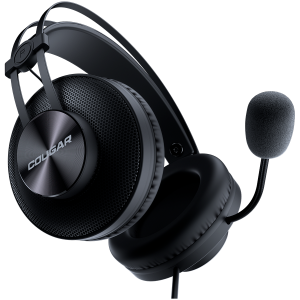 Cougar | Immersa Essential | 3H350P40B.0001 | Immersa Essential | Headset | Driver 40mm  / 9.7mm noise cancelling Mic. / Stereo 3.5mm 4-pole and 3-pole PC adapter / Black
