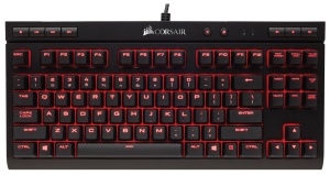 Tastatura Cu Fir Multimedia Corsair K63 Cherry MX Red USB Negru