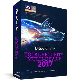 Licenta Antivirus Bitdefender Total Security Multi-Device 2017 1 Year 5 Devices Electronica