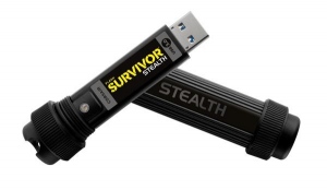  Memorie USB Corsair Flash Survivor Stealth 128GB USB 3.0 Negru 
