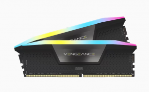 Vengeance RGB, DDR5, 32GB (2x16GB), 7000 MHz, C40, 1.45V, Intel XMP, Negru