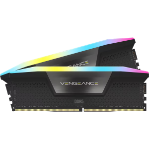 Corsair Vengeance RGB 48GB (2x24GB), DDR5, 5600MHz, CL40, 2x24GB, 1.25V Intel XMP, Negru 