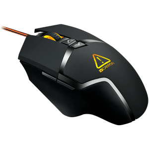 Mouse Cu Fir Canyon Wired Gaming Programmable, Sunplus 189E2 IC, Negru