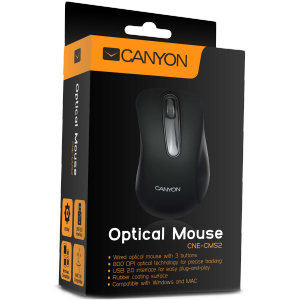 Mouse Cu Fir Canyon CNE-CMS2 Optic Negru