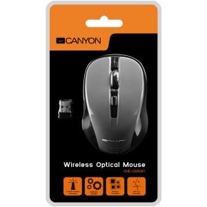 Mouse Wireless Canyon 800/1000/1200 Grey
