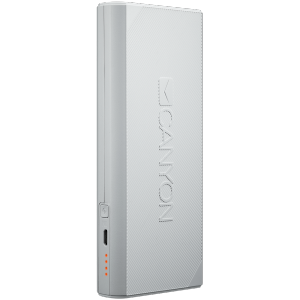 CANYON Power bank 13000mAh built-in Lithium-ion battery, max output 5V2.4A, input 5V2A. White