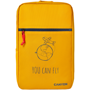 CANYON CSZ-03, cabin size backpack for 15.6-- laptop, polyester,yellow