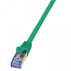 LOGILINK - Patch Cable Cat.6A 10G S/FTP PIMF PrimeLine green 0