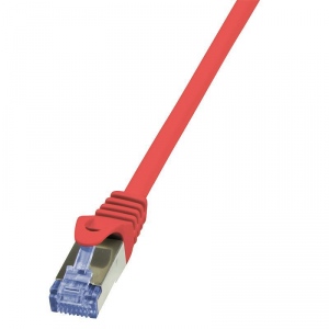 LOGILINK - Patch Cable Cat.6A 10G S/FTP PIMF PrimeLine red 10m