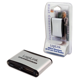Card Reader Logilink USB 2.0. 56-in-one Silver