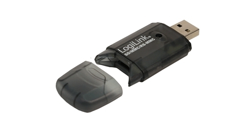 Card Reader Logilink USB 2.0, Black