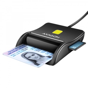 CRE-SM3SD, USB-A,  Cititor carduri, Smart Card & SD/microSD/SIM Card FlatReader
