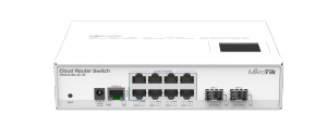 Switch MikroTik Cloud CRS210-8G-2S IN Poe 8 Porturi 10/100/1000 Mbps