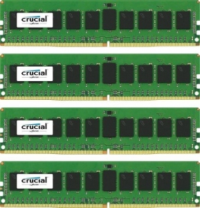 Crucial 4x8GB 2400MHz DDR4 CL17 DR x8 ECC Registered DIMM 288pin