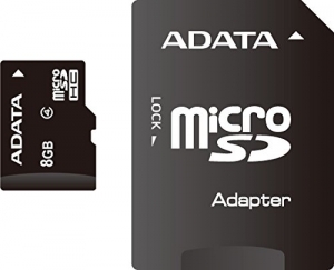 Card De Memorie 8GB MicroSDHC Clasa 4 Negru