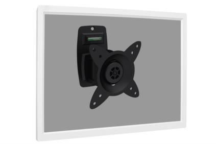 Wall Mount for Monitors,  1xLCD, max. 27--, max. load,  adjustable,rotated 360Â°