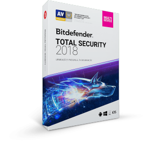 Antivirus Bitdefender Total Security 2018 3 Users 1 Year