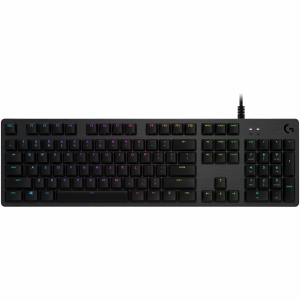 Tastatura Cu Fir Logitech G512 Carbon GX Blue Iluminata, Led Multicolor, Black