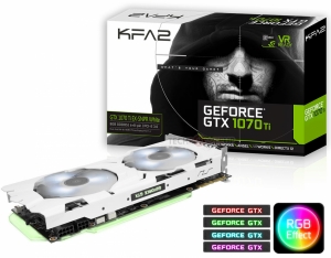 Placa video KFA2 NVIDIA GeForce GTX 1070 Ti EX-SNPR 8GB GDDR5 256-bit DP1.4/HDMI 2.0b/DVI-D