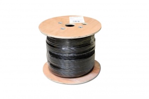 DIGITUS CAT 6 twisted pair installation cable 305m outdoor jelly filled black