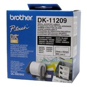 Brother  DK-11209 Etichete de hartie mici pentru adrese 62 mm x 29 mm