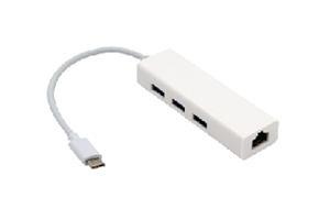 Adaptor USB-C to 3x USB 3.0 / 1x Gigabit Ethernet