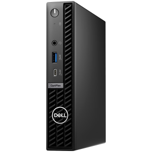 Dell Optiplex 7020 MFF, Intel Core i3-14100T(12Cores/4cores/8threads/up to 4.4GHz),8GB(1x8)DDR5,512GB(M.2)NVMe SSD,Intel Graphics,WiFi 6e AX211 2x2(Gig+)&Bth,Win11Pro,3Yr NBD 