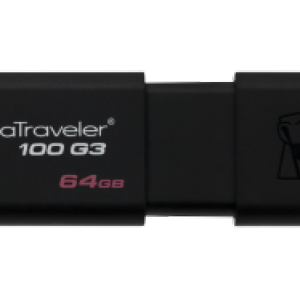 Memorie USB Kingston DT100G3 64GB USB 3.0 Negru