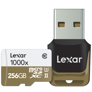 Card De Memorie Lexar 128GB MicroSDXC Clasa 10 White-Gold