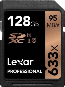 Card De Memorie Lexar 128GB SDXC Clasa 10 Black