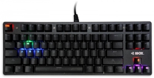 Tastatura Cu Fir I-BOX Aurora K-2A, Iluminata, led Multicolor, Neagra