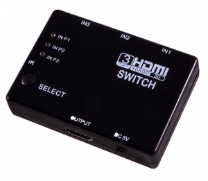 ESPERANZA EB267 HDMI SWITCH 3xIN, 1xOUT + REMOTE CONTROL
