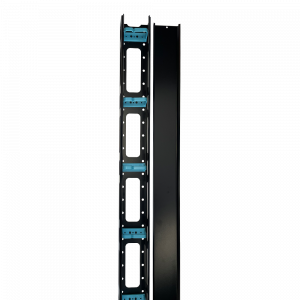 Set doua organizatoare verticale de cabluri pentru Rack 42U, Eco Xcab