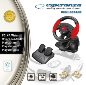 ESPERANZA Stering Wheel PC/PS2/PS3  EG103 HIGH OCTANE