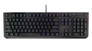 Thock Red, RGB, USB, switch Kailh Red, Layout US, Negru