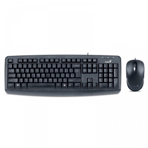 Kit Tastatura + Mouse Cu Fir Genius KM130 Negru
