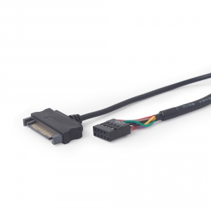 Card Reader Gembird USB internal writer with 2.5 SATA port, Black