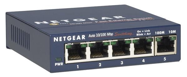 Switch Netgear ProSafe FS105-300PES 5 Porturi 10/100 Mbps