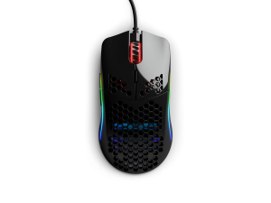 Mouse Cu Fir Glorious PC Model O, Gaming  Glossy Black